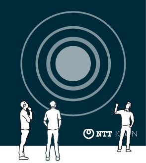 CES booth content for a tech company